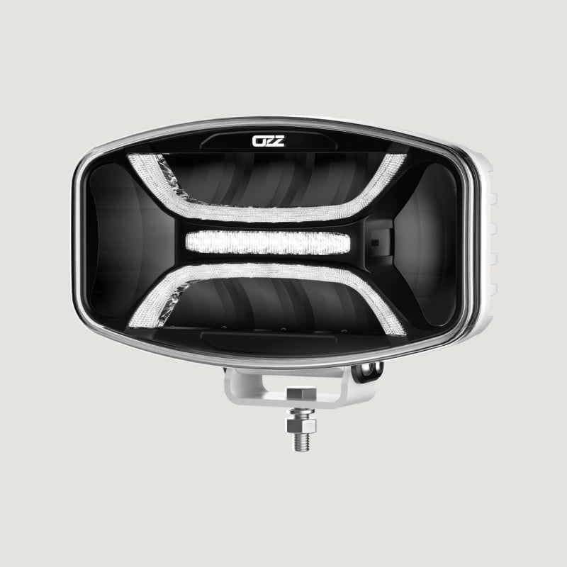 OZZ XO1 white oval LED driving light