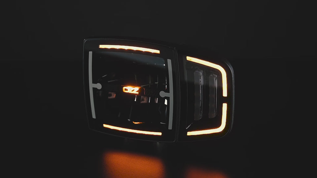 OZZ XH1 LED tractor headlight product demonstration